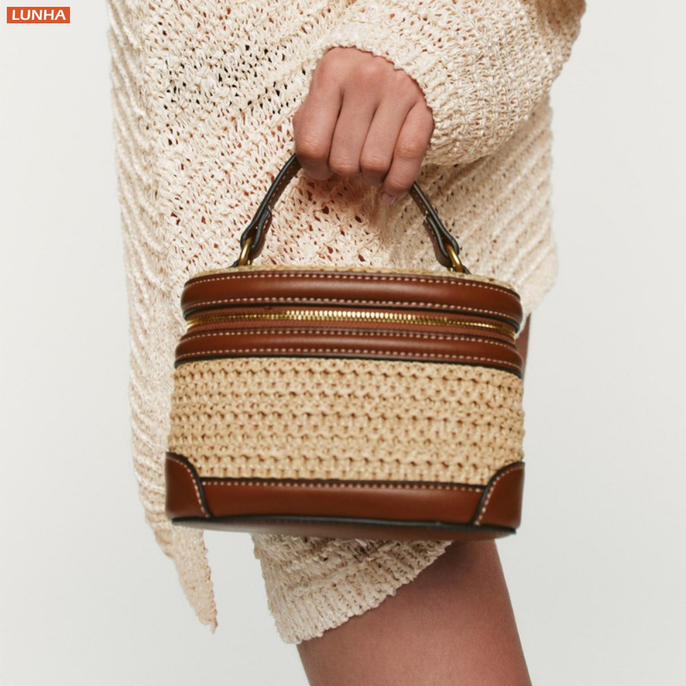 Luxury Bags For Summer - Women Mini Crossbody Woven Box Bag