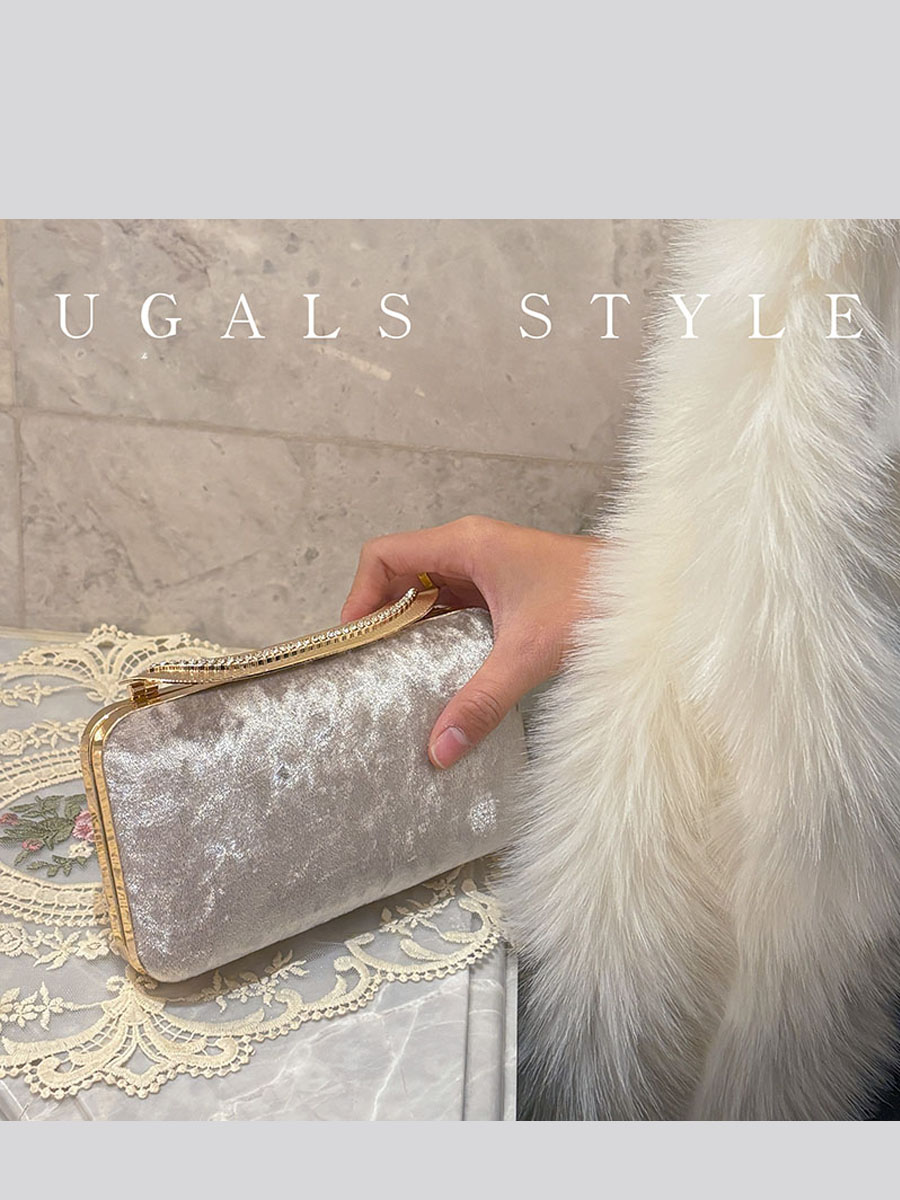UGALS Velvet Box Bag Evening P - Luxury Bags For Young Women recension och pris