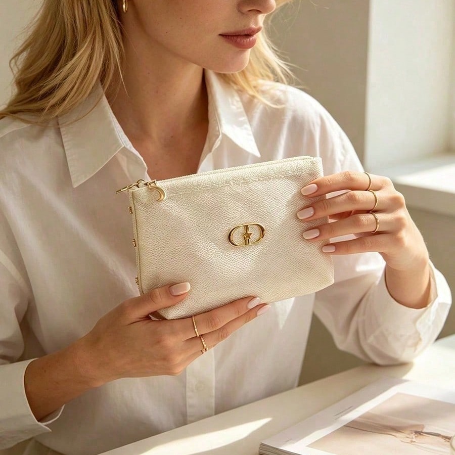 DIOR White Transparent Mesh Co - Luxury Bags Dior recension och pris