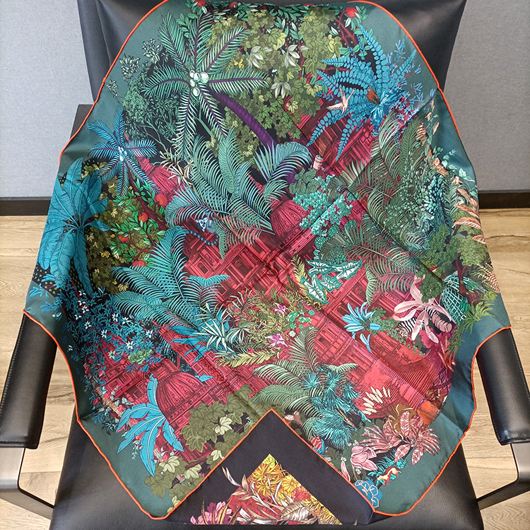 Silk Scarf 90CM Women Hand Rol - Luxury Bags For Summer recension och pris