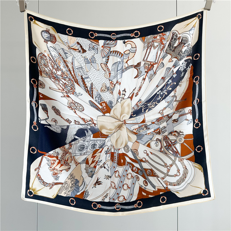 Summer Silk Scarf Women Soft S - Luxury Bags For Summer recension och pris