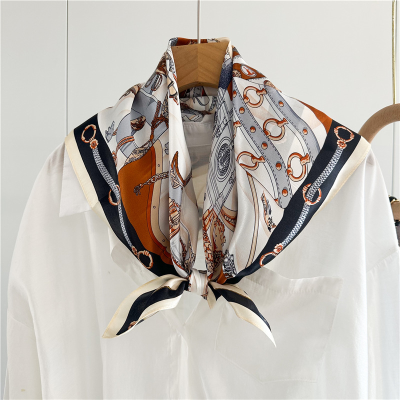 Summer Silk Scarf Women Soft S - Luxury Bags For Summer recension och pris