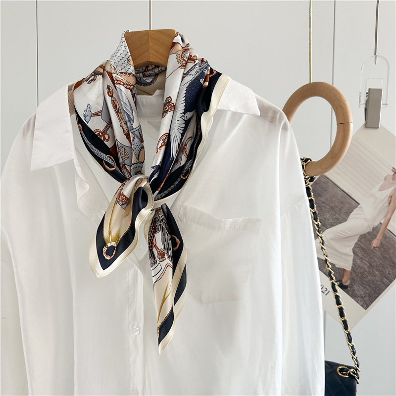Summer Silk Scarf Women Soft S - Luxury Bags For Summer recension och pris