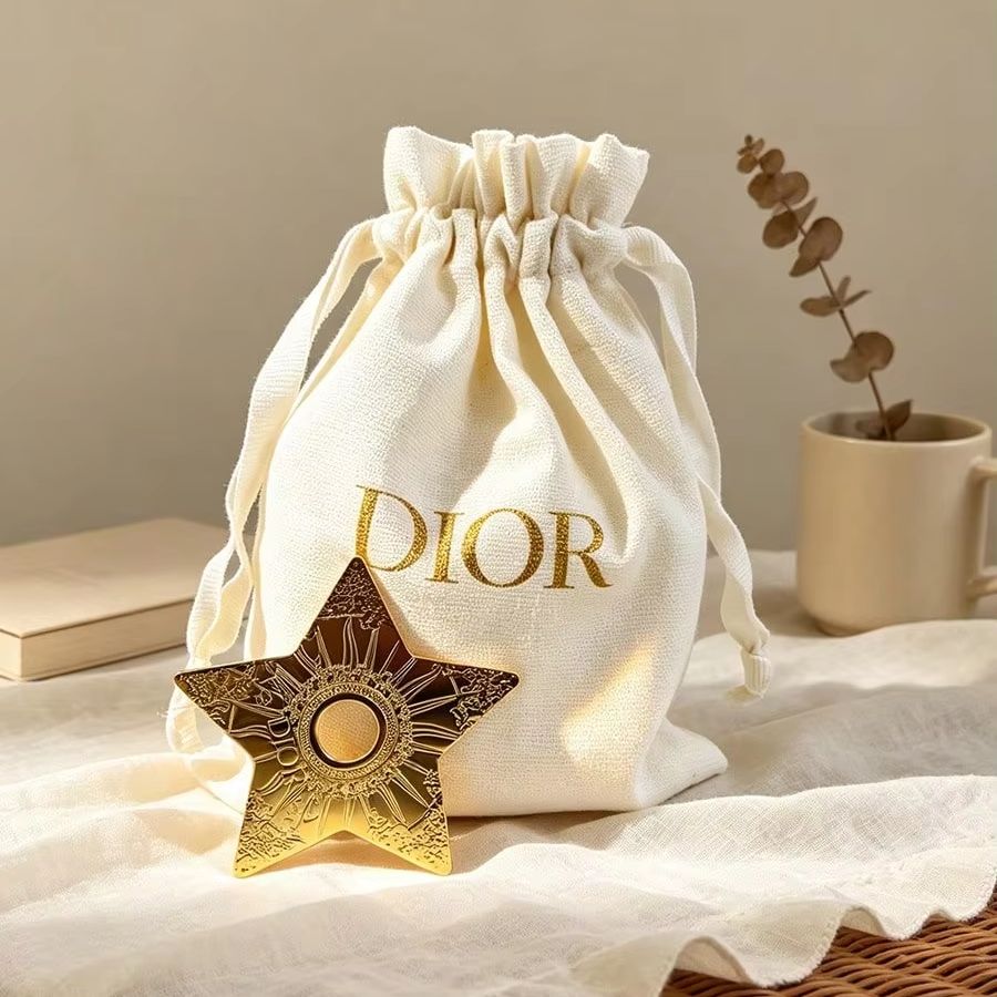 Dior Off‑White Canvas Drawstri - Luxury Bags Dior recension och pris